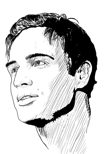 Marlon Brando Sketch