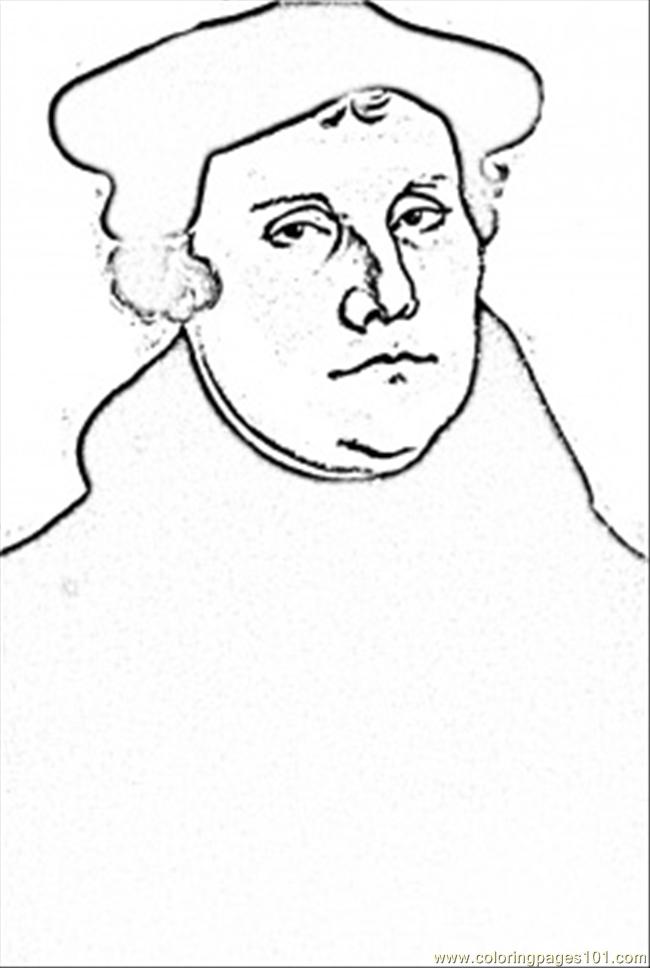 Martin Luther Image Drawing