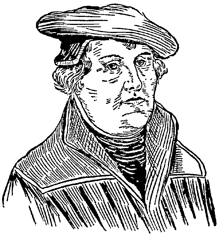 Martin Luther Picture Drawing
