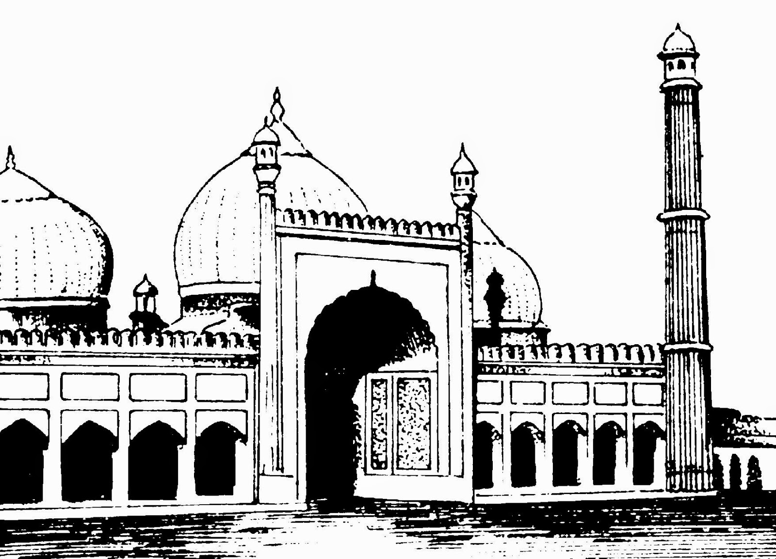 Masjid Amazing Drawing
