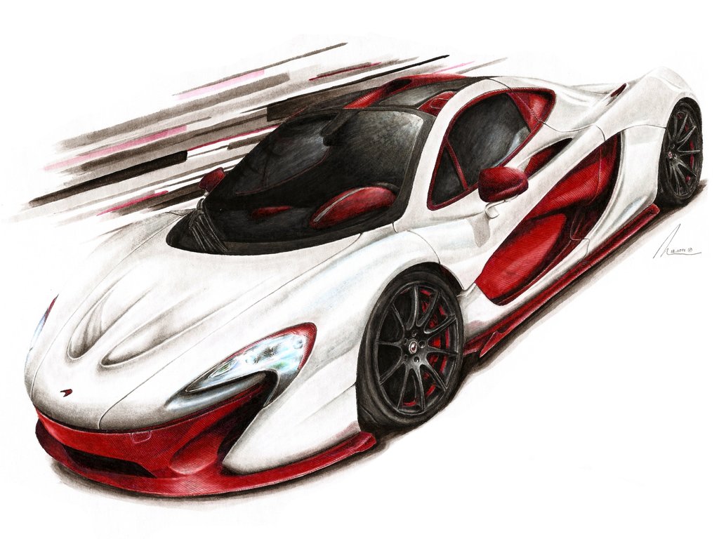 Mclaren High-Quality Drawing