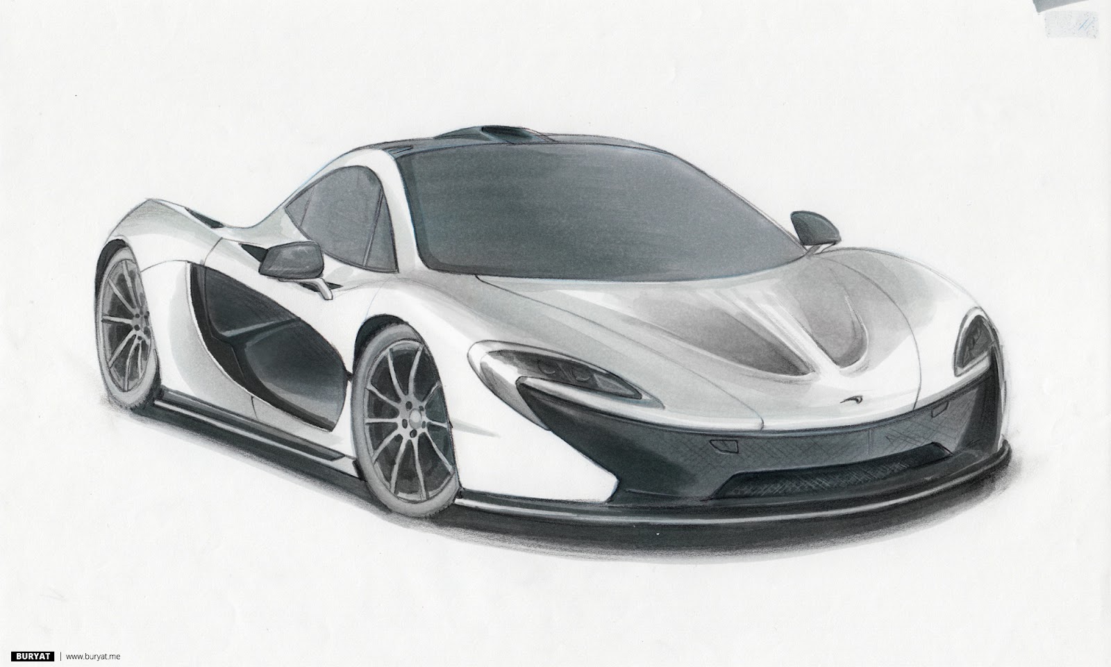 Mclaren Pic Drawing