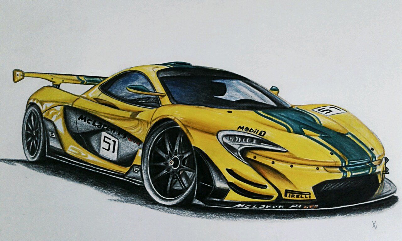 Mclaren Picture Drawing