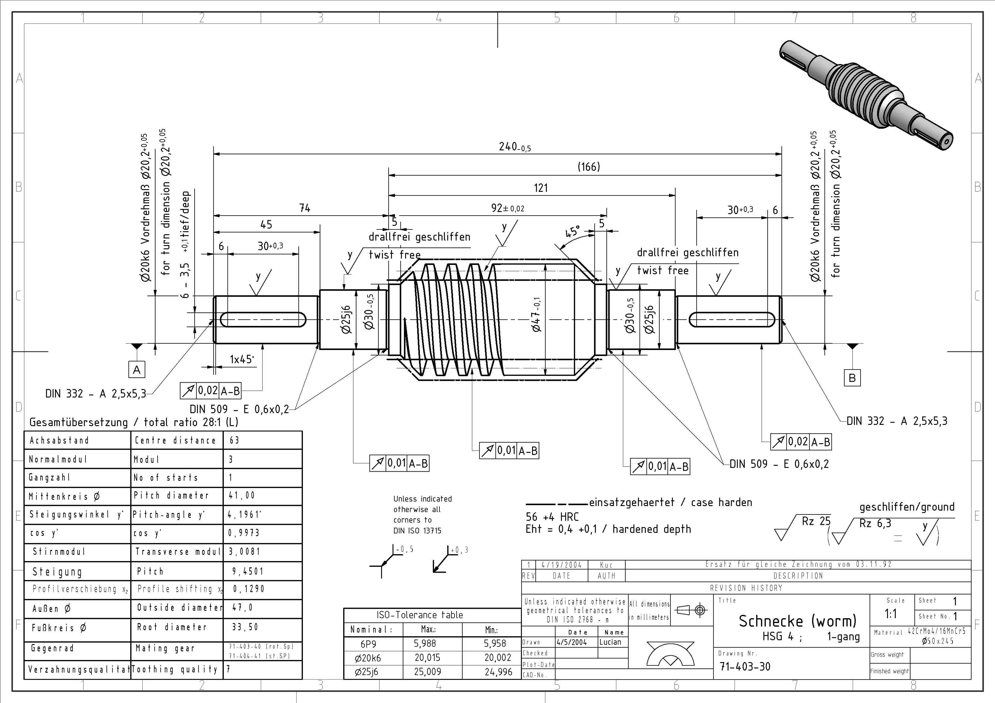 Mechanical Engineering Realistic Drawing