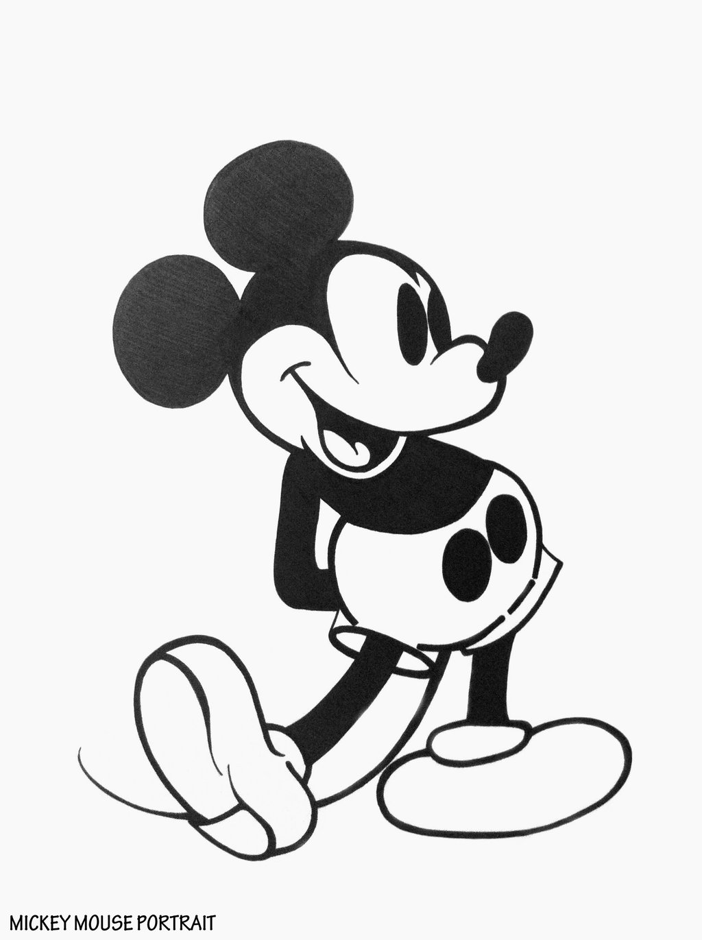 Mickey Mouse Beautiful Image Drawing