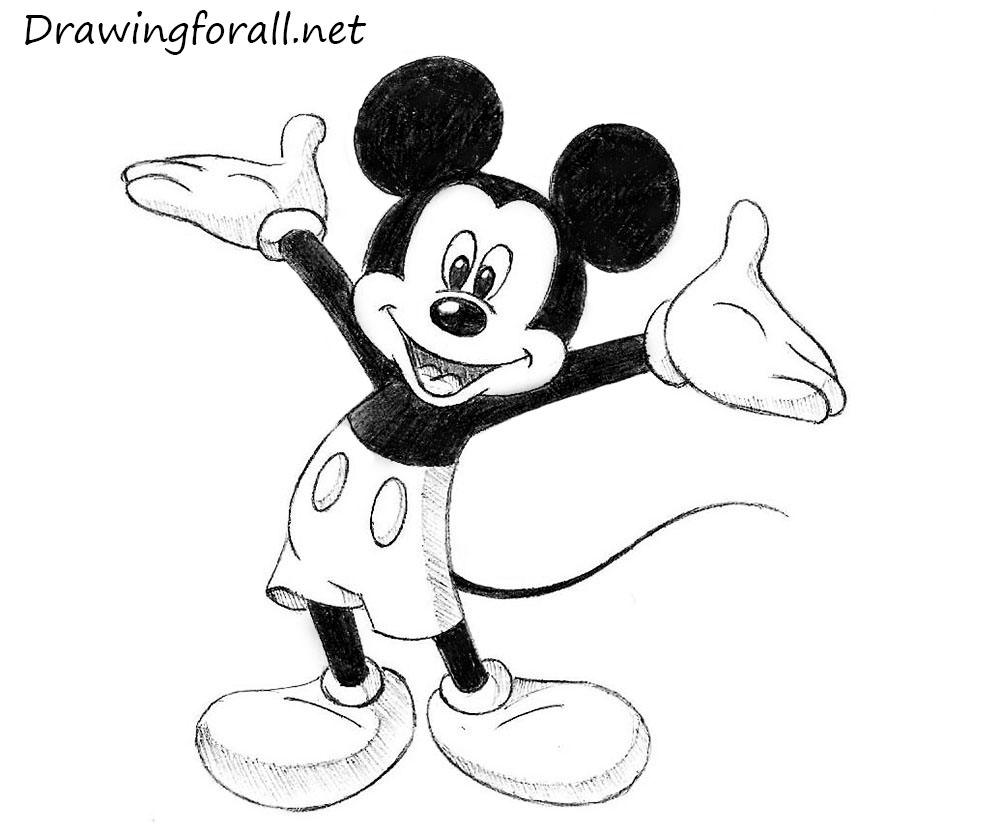 Mickey Mouse Drawing Pic