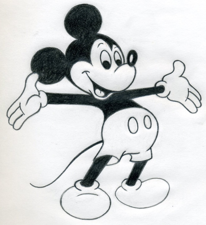 Baking Clipart Courtesy - Mickey Mouse Drawing Easy, HD Png Download -  kindpng