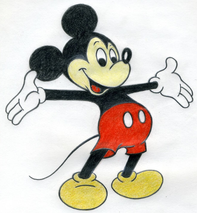 Mickey Mouse Image Drawing