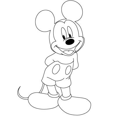 Mickey Mouse Picture Drawing