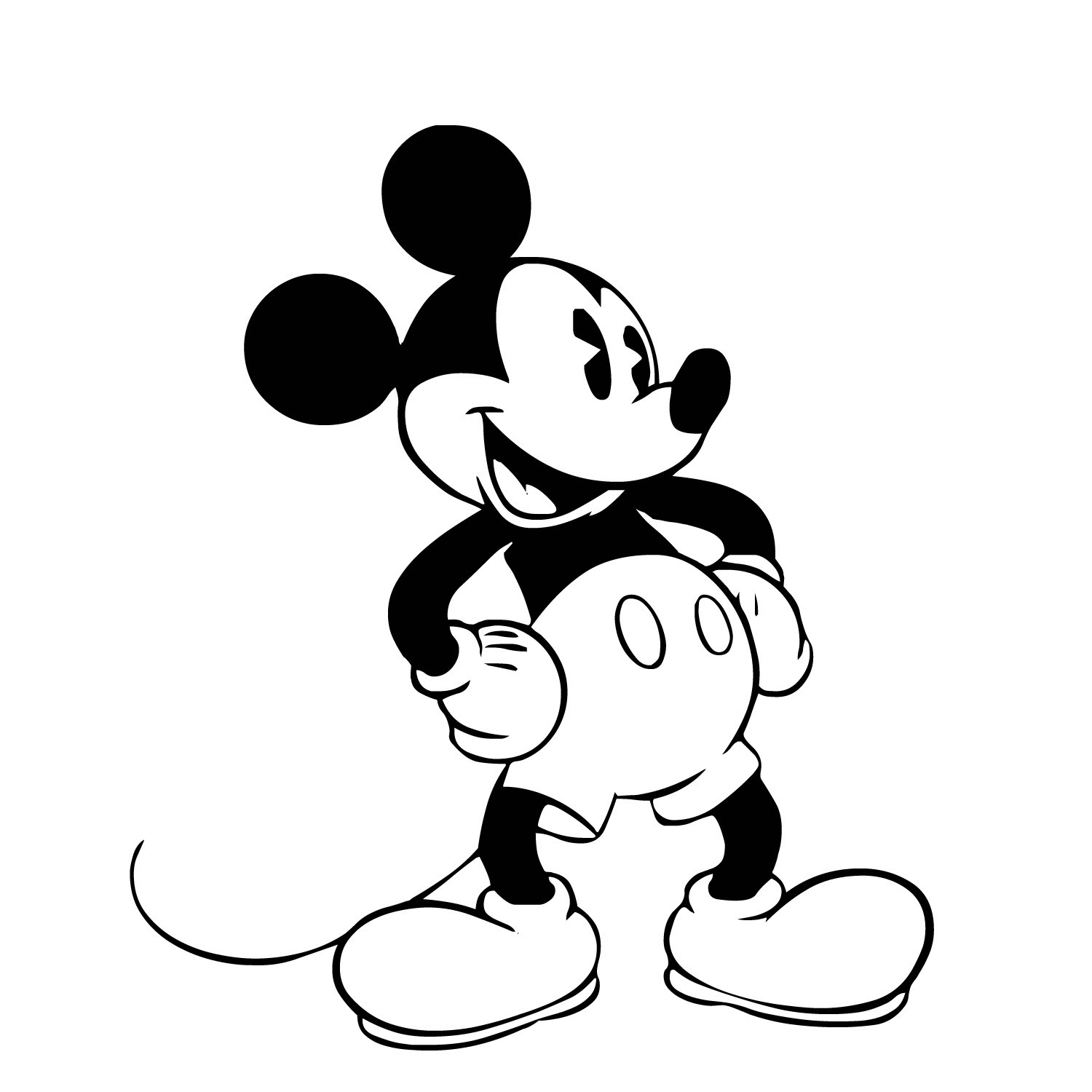 Mickey Mouse Realistic Drawing