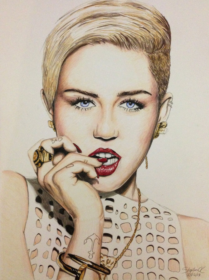Miley Cyrus Drawing Graphic design miley cyrus png  PNGWing