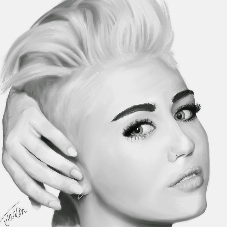Miley Cyrus Pic Drawing