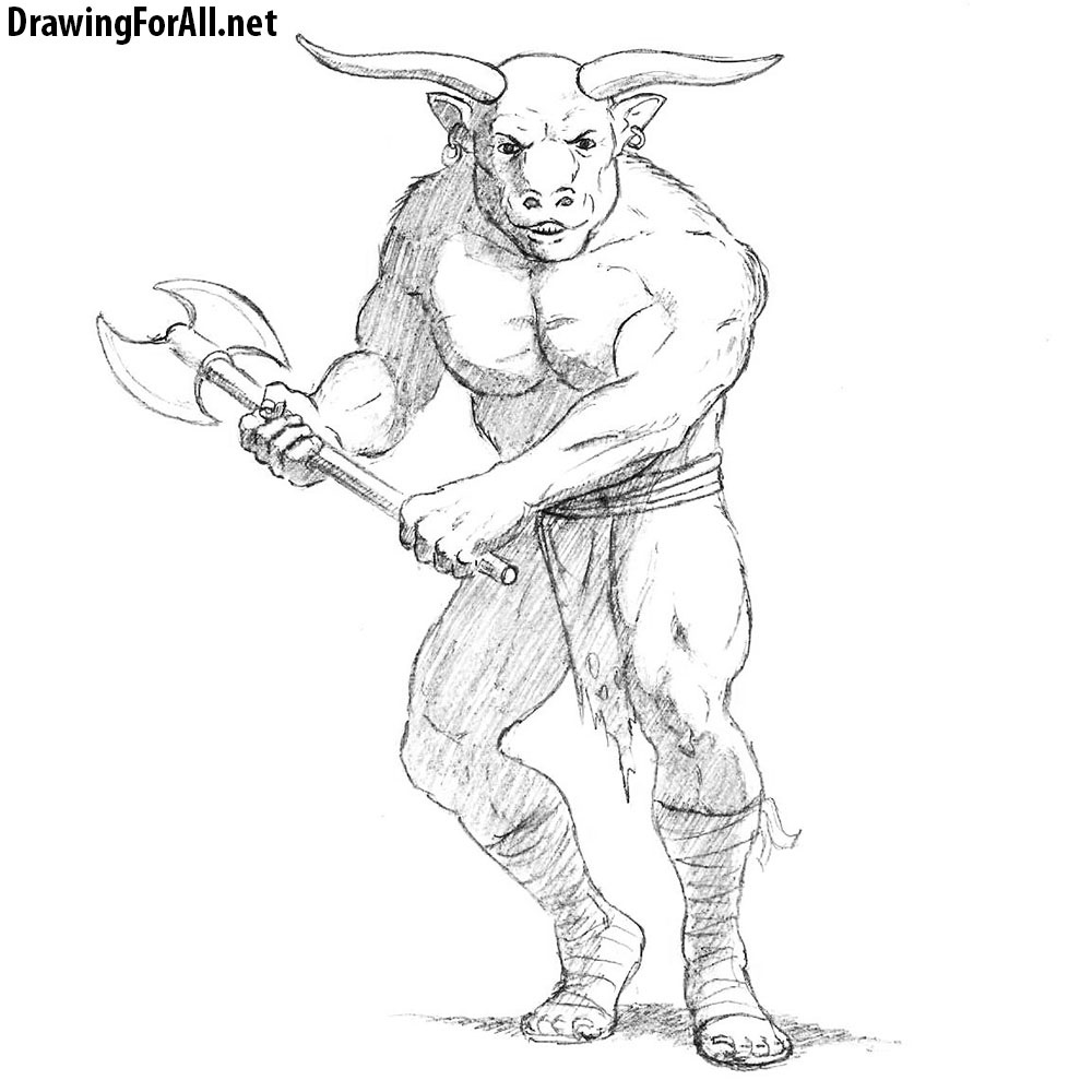 Minotaur Picture Drawing