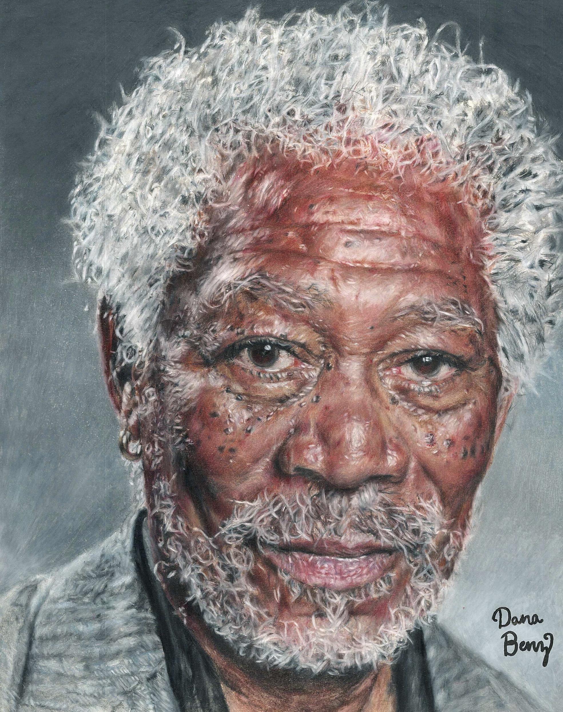 Morgan Freeman Pic Drawing