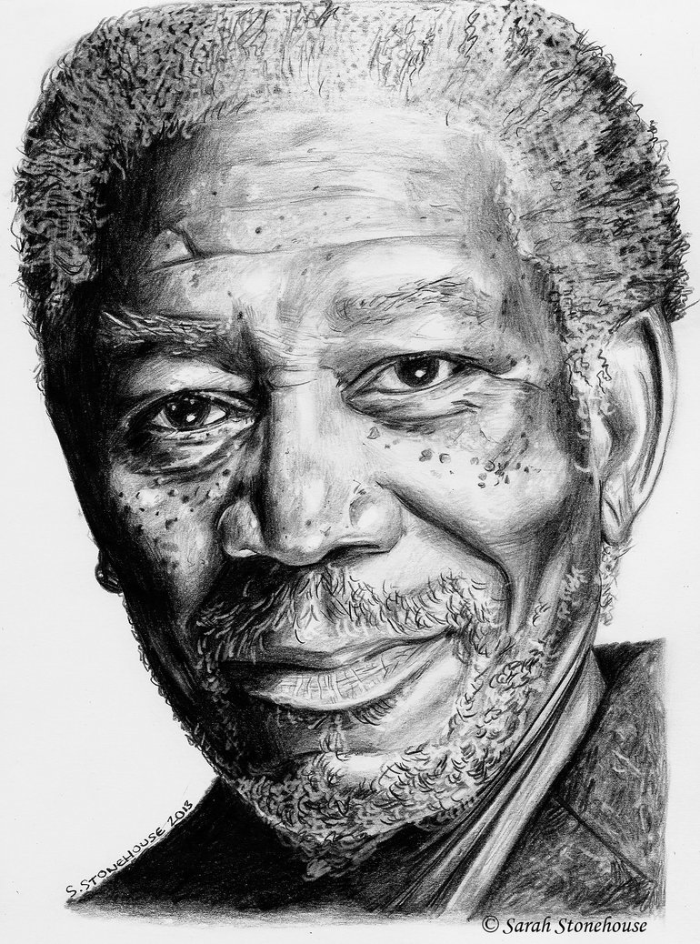 Morgan Freeman Sketch