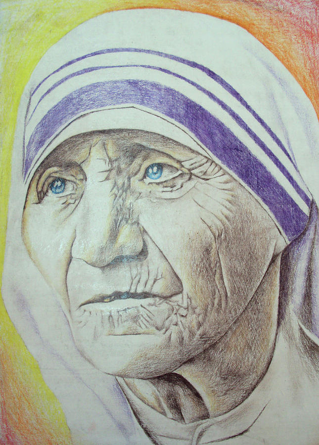 Mother Teresa Drawing Photo