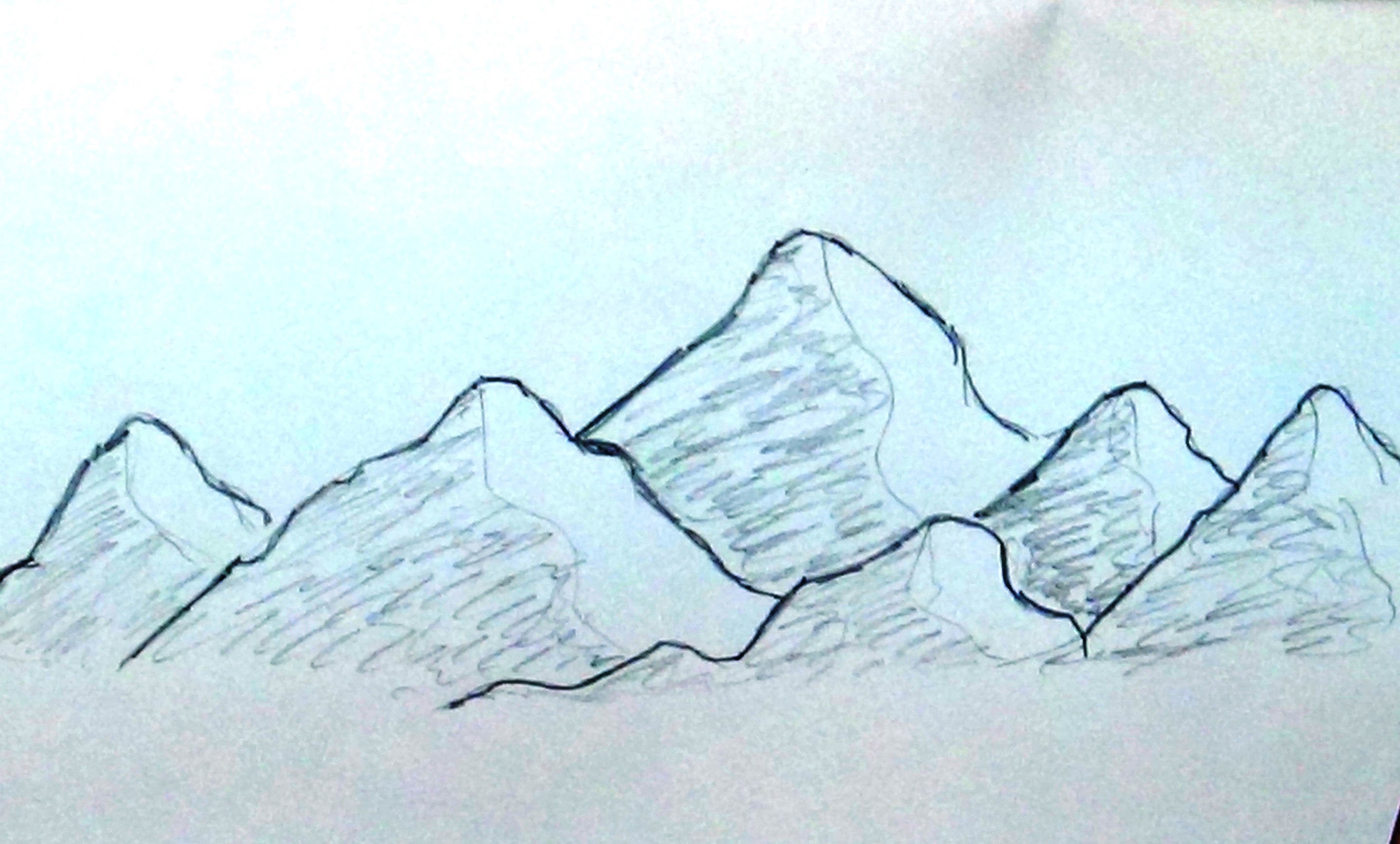 Mountain Amazing Drawing