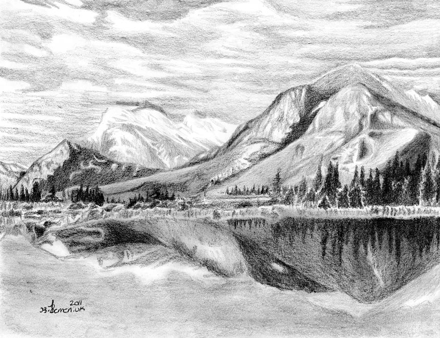 Mountain Image Drawing