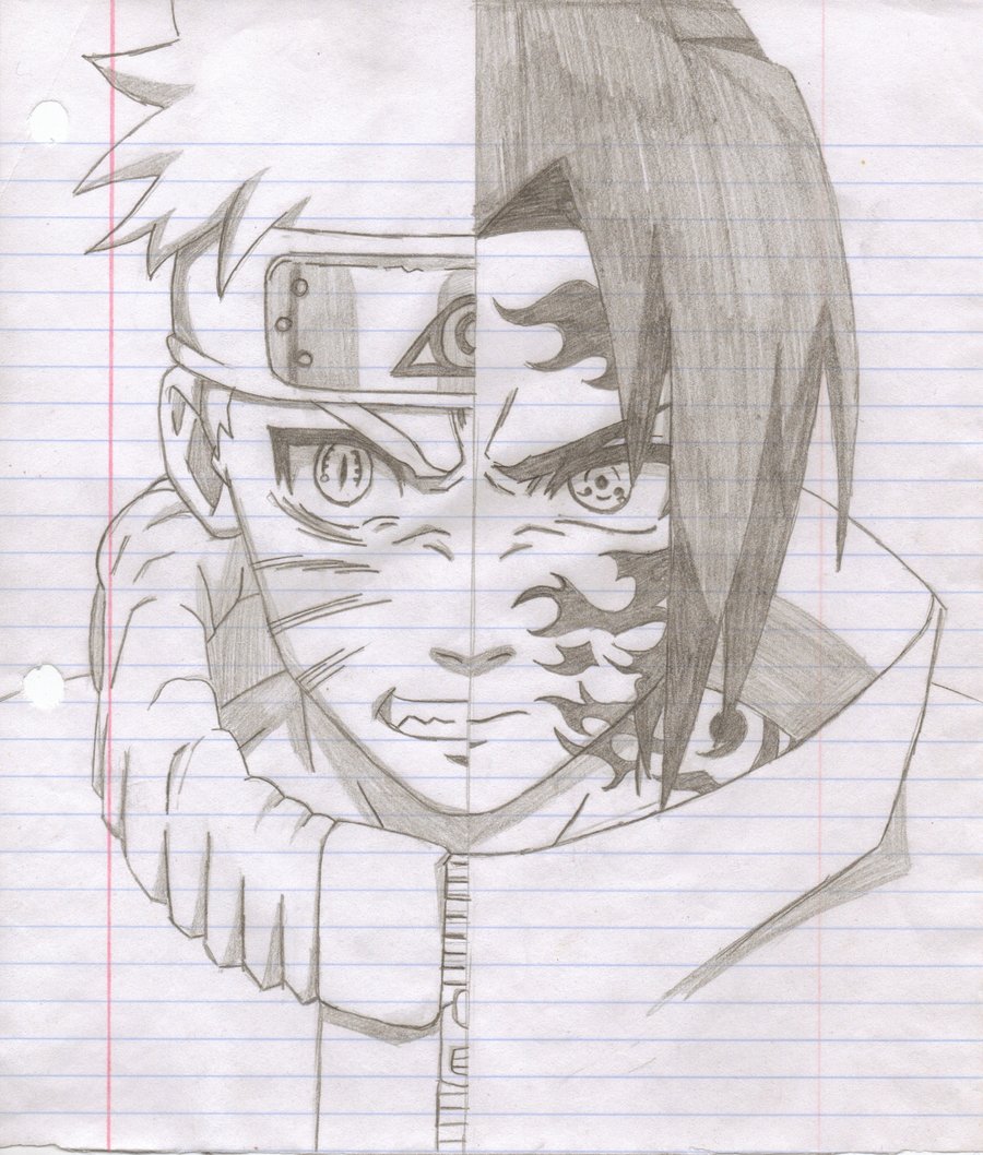 How to Draw Naruto Face  Naruto drawings, Elementary drawing, Drawing  tutorial easy