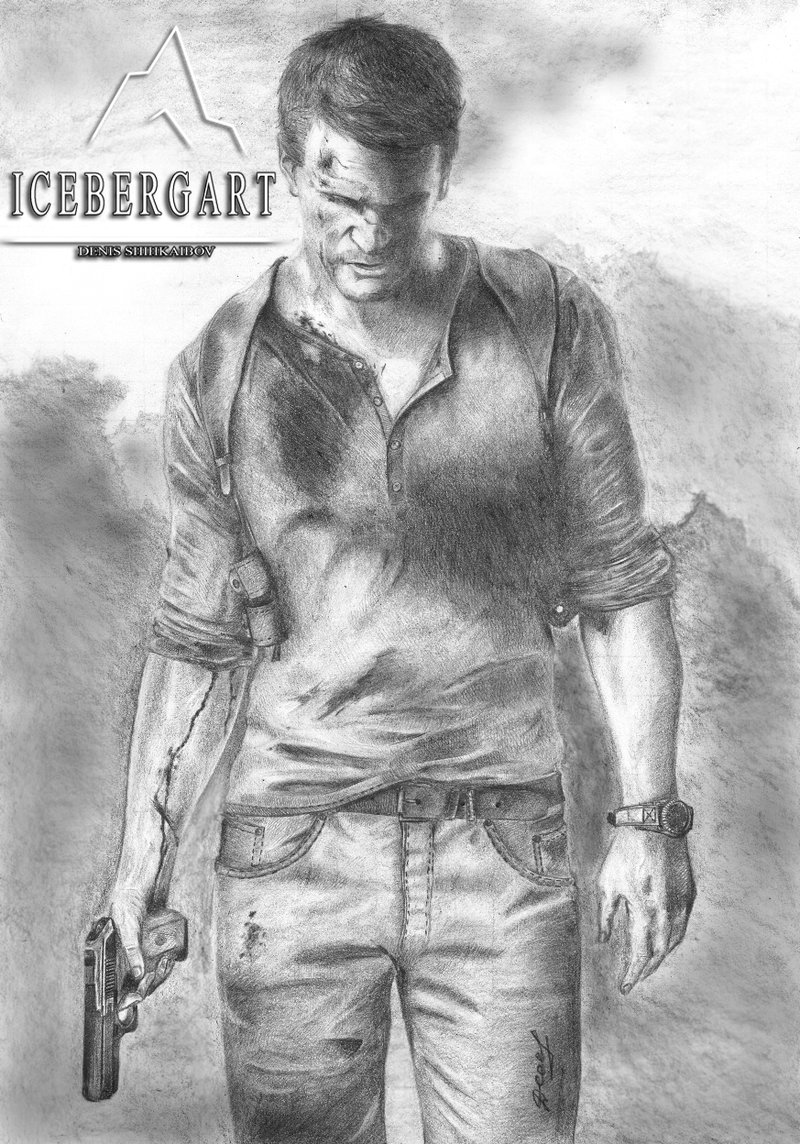 Nathan Drake Drawing