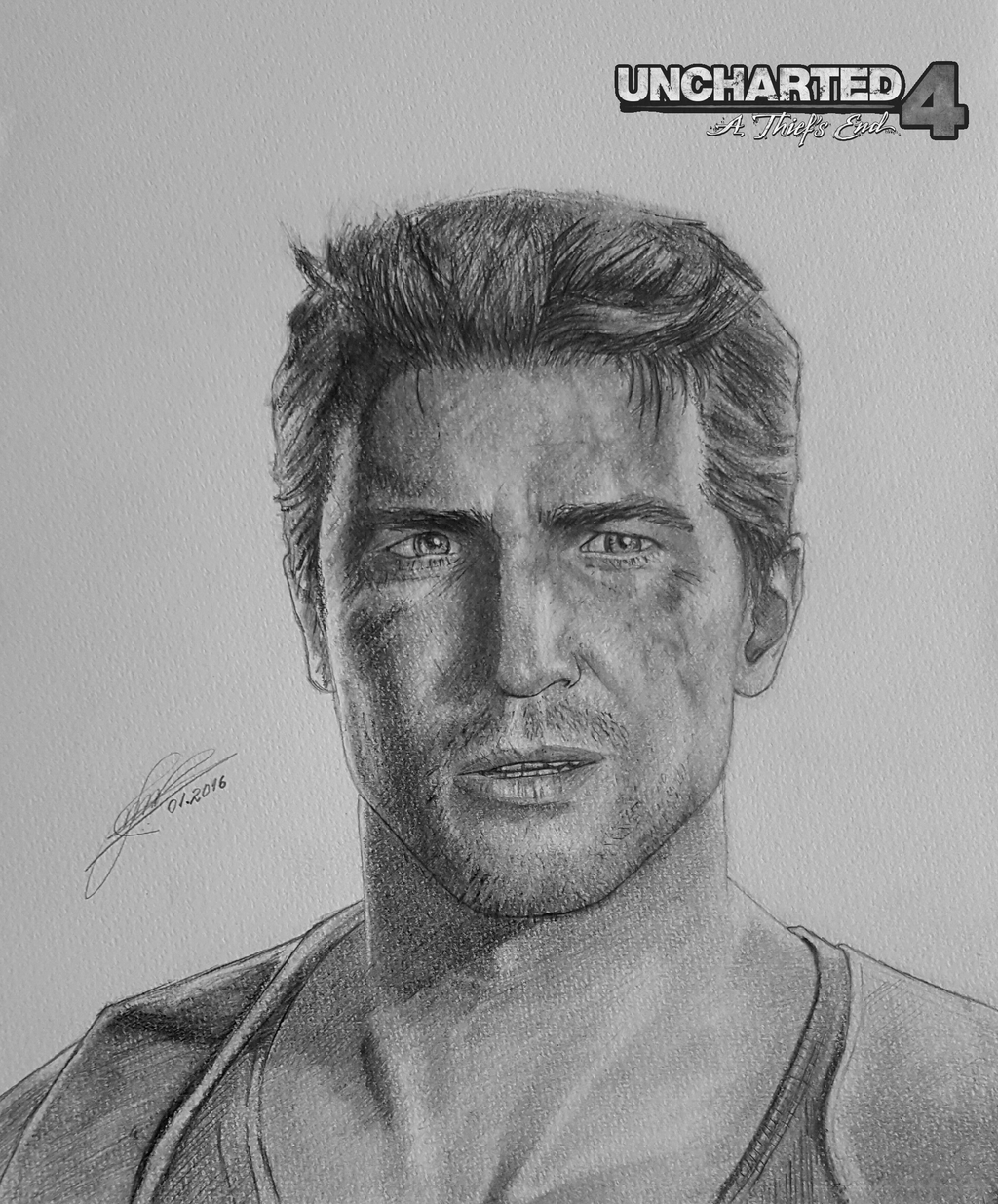 Nathan Drake Image Drawing