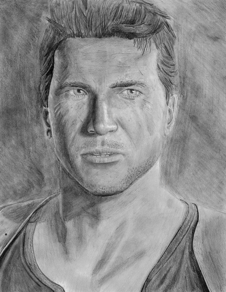 Nathan Drake Picture Drawing