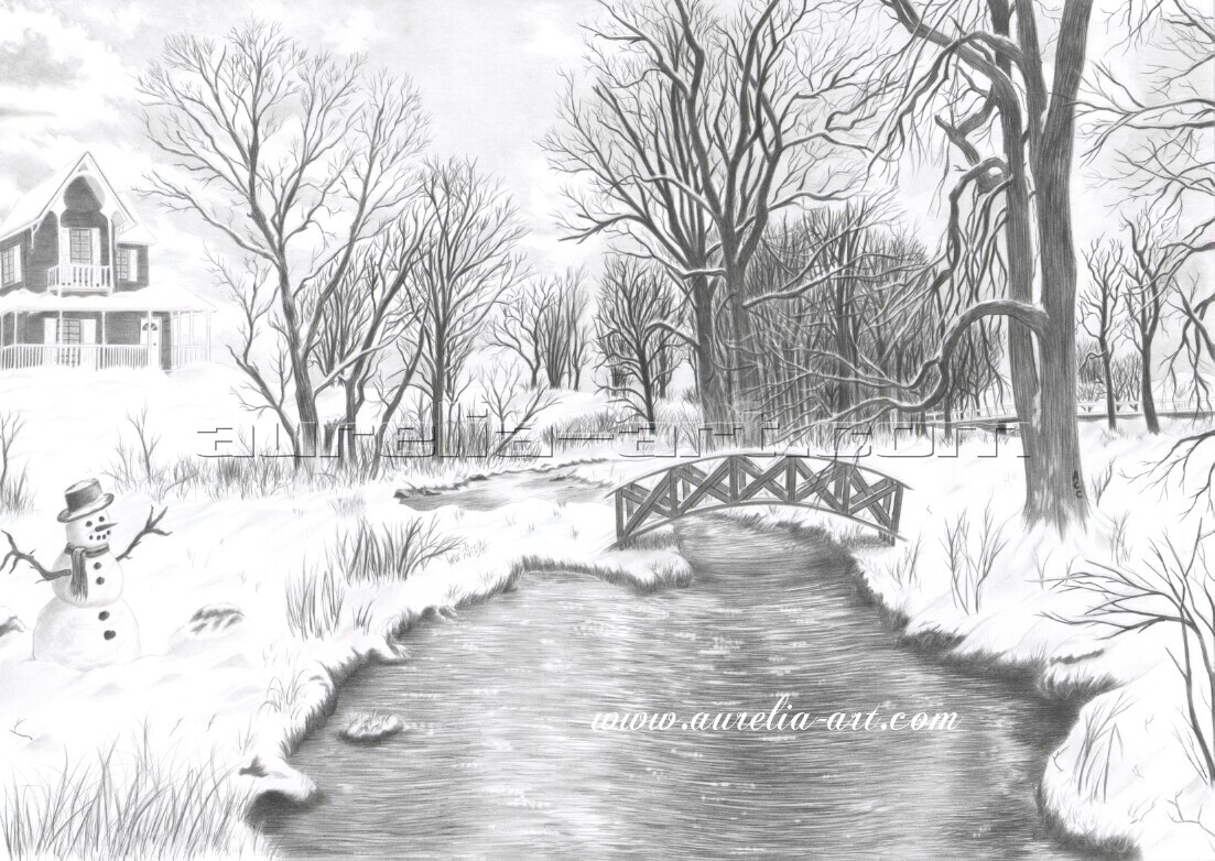 Nature Picture Drawing