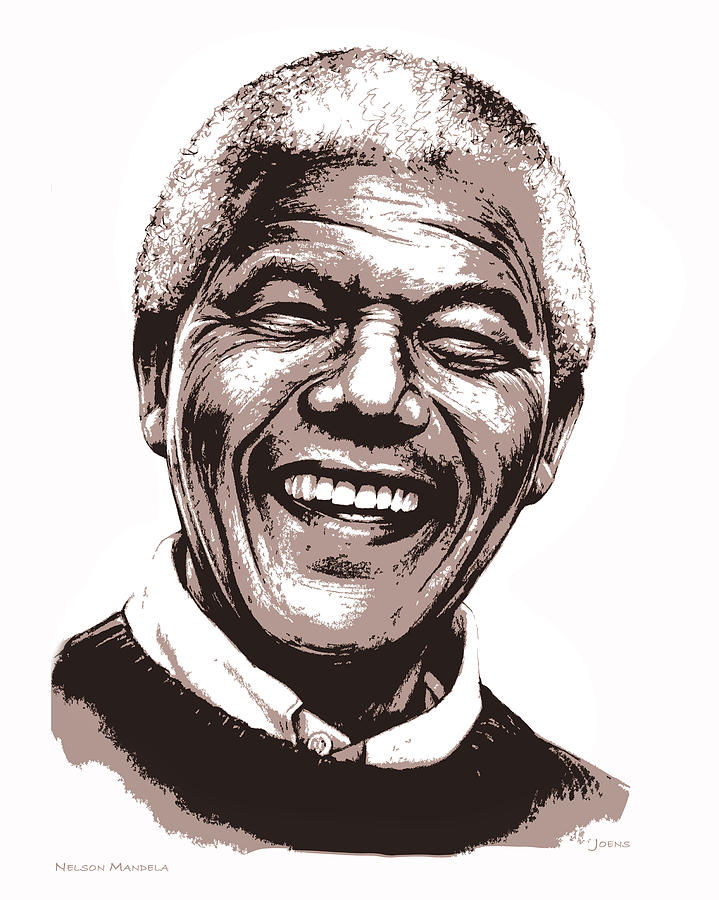 Nelson Mandela Amazing Drawing