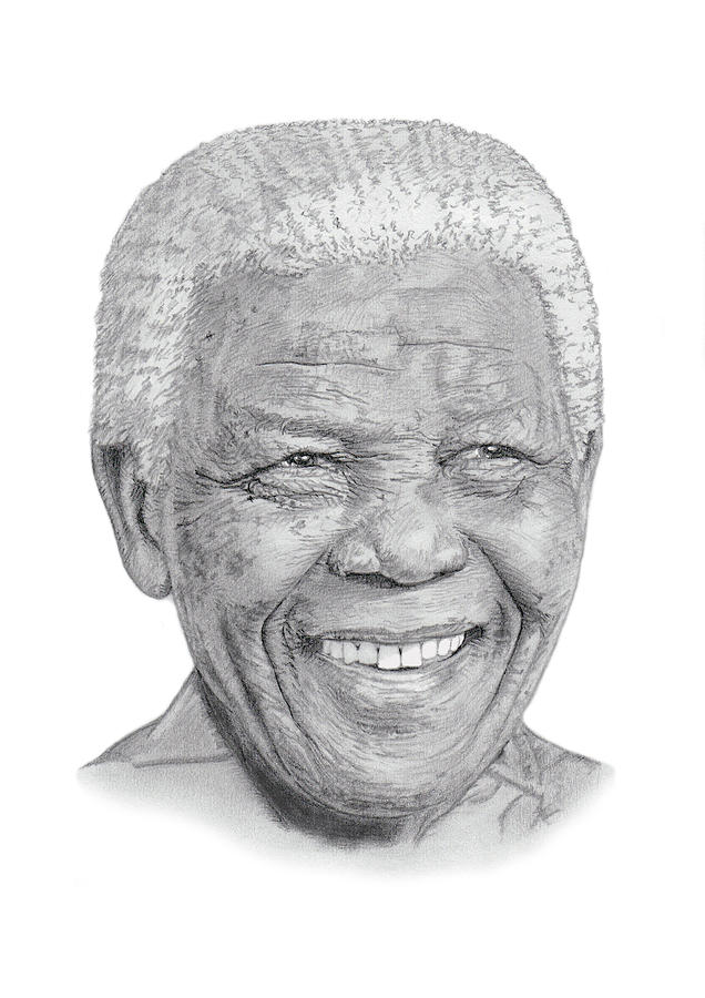 Nelson Mandela Beautiful Image Drawing