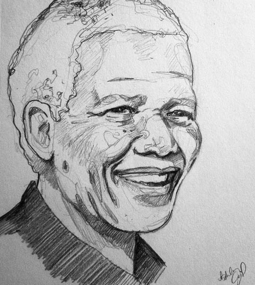 Nelson Mandela Drawing