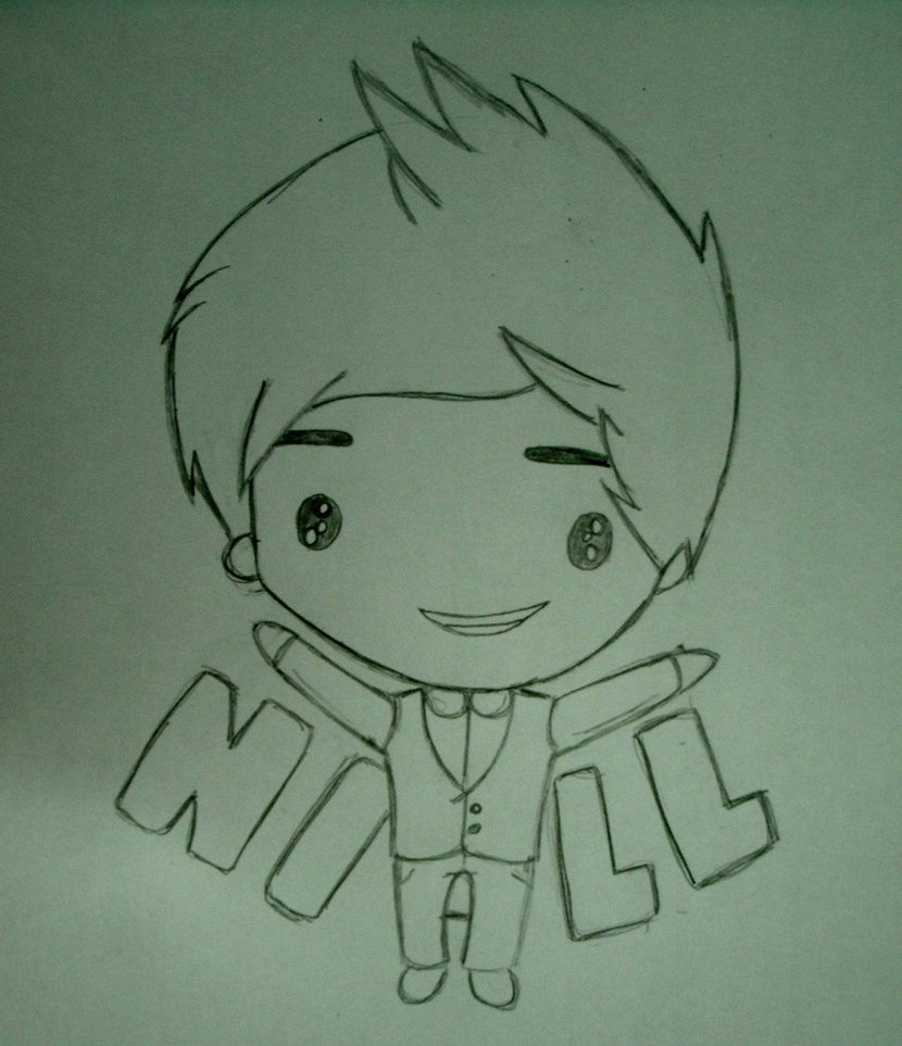 Niall Horan Anime Drawing Image