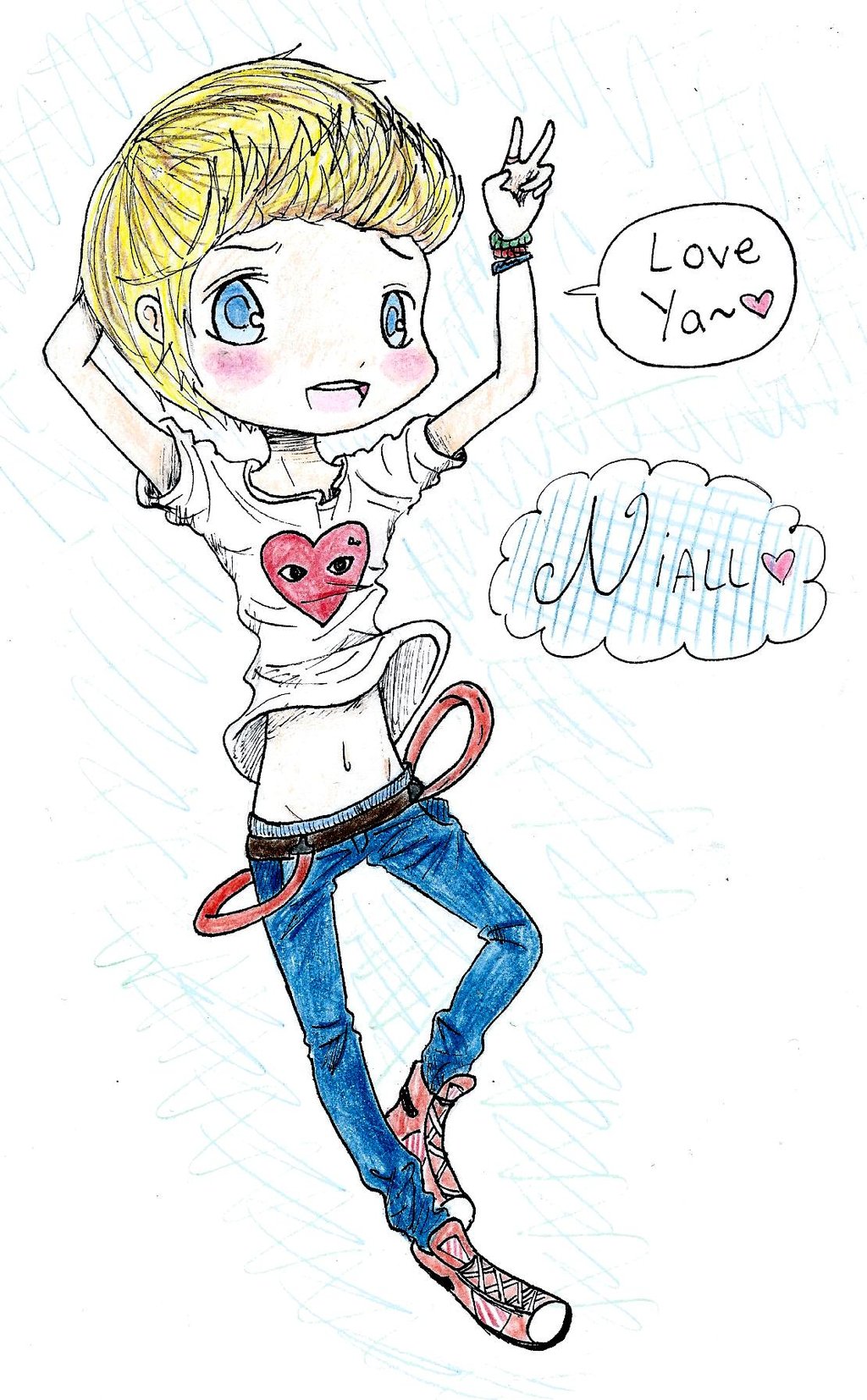 Niall Horan Anime Image Drawing