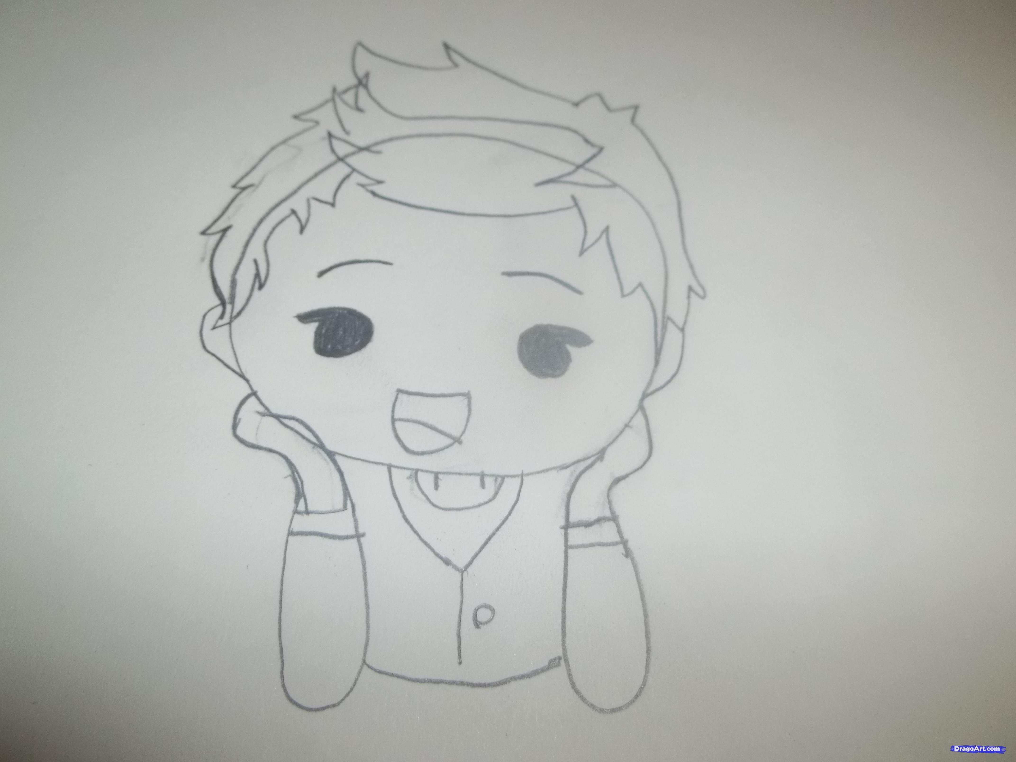 Niall Horan Anime Pic Drawing