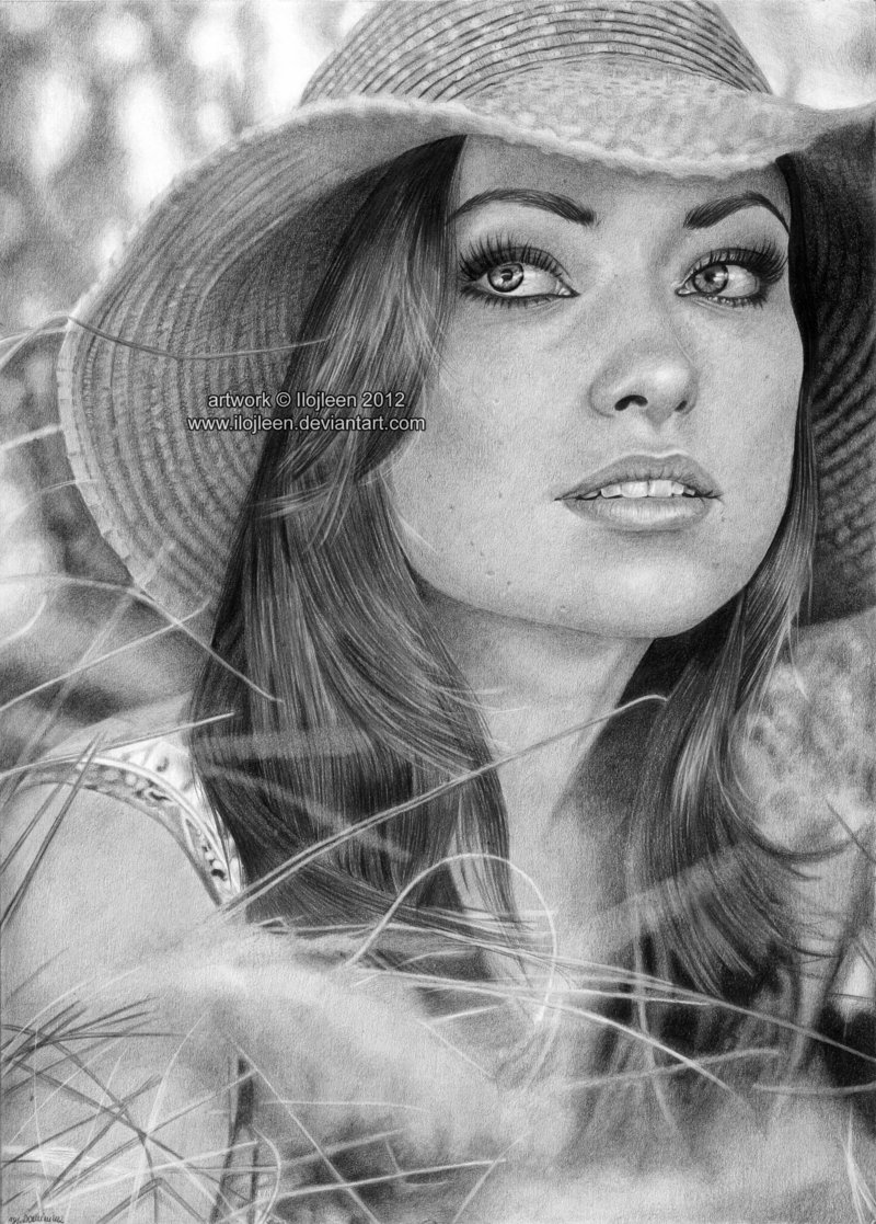 Olivia Wilde Photo Drawing