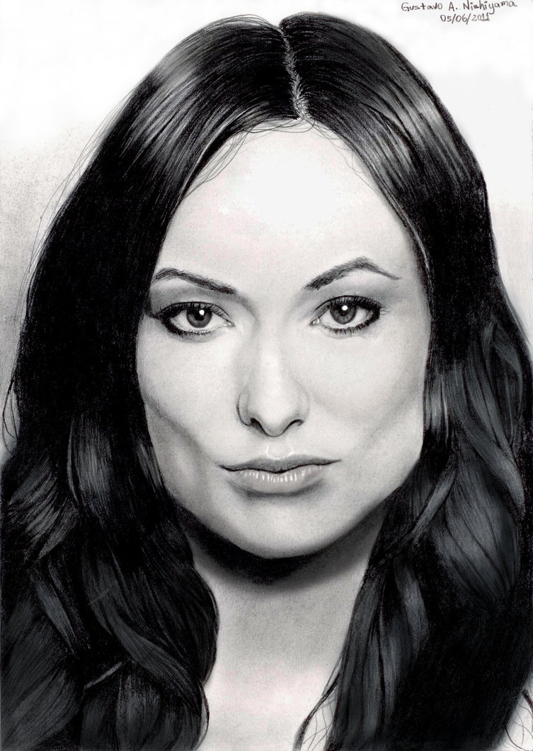 Olivia Wilde Realistic Drawing