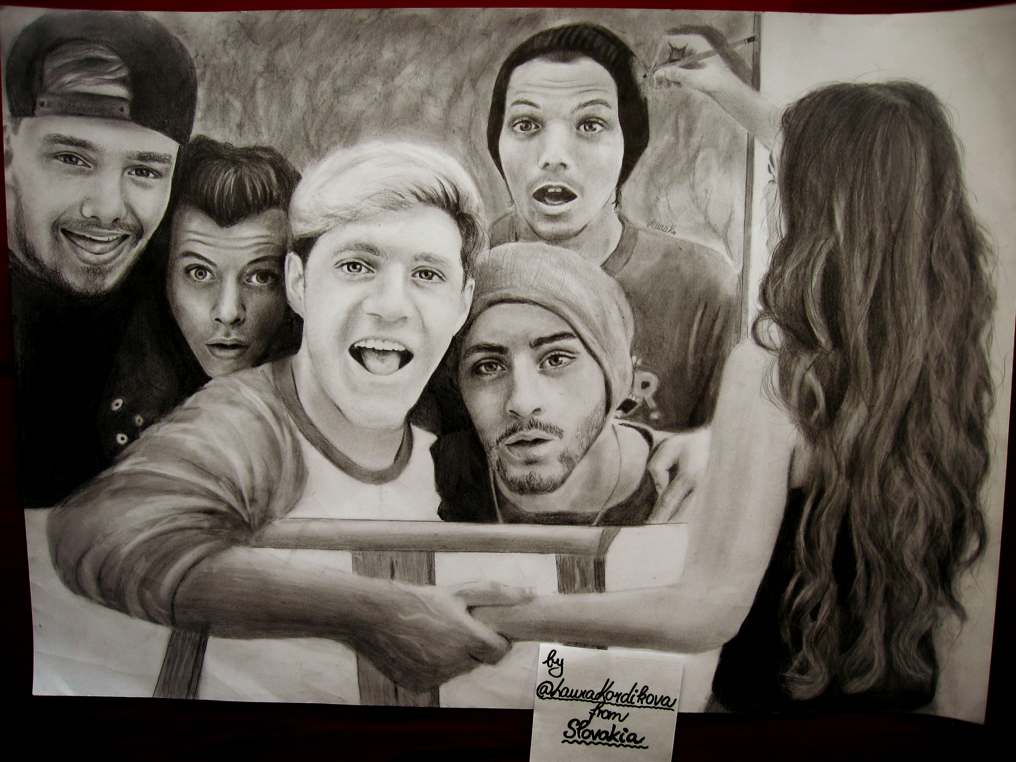One Direction Amazing Drawing