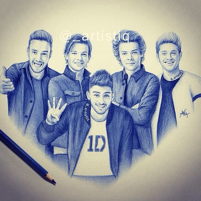 One Direction Drawing Skill