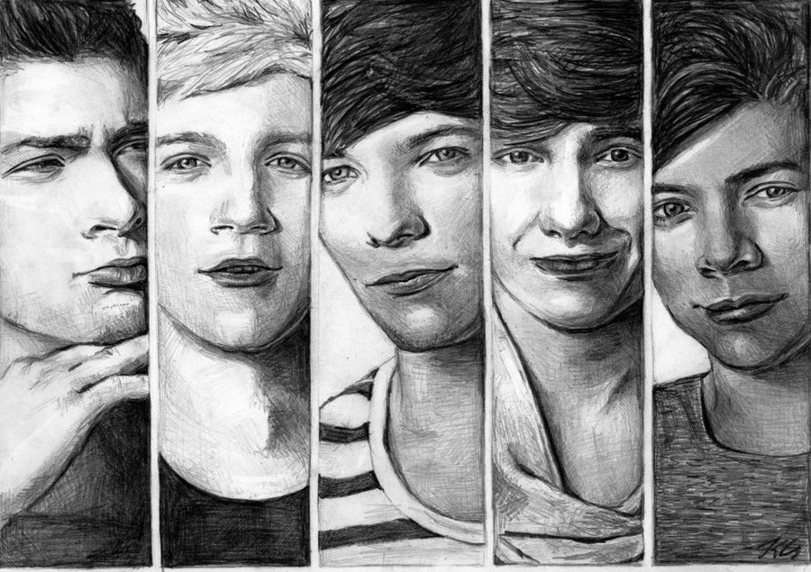 One Direction Image Drawing