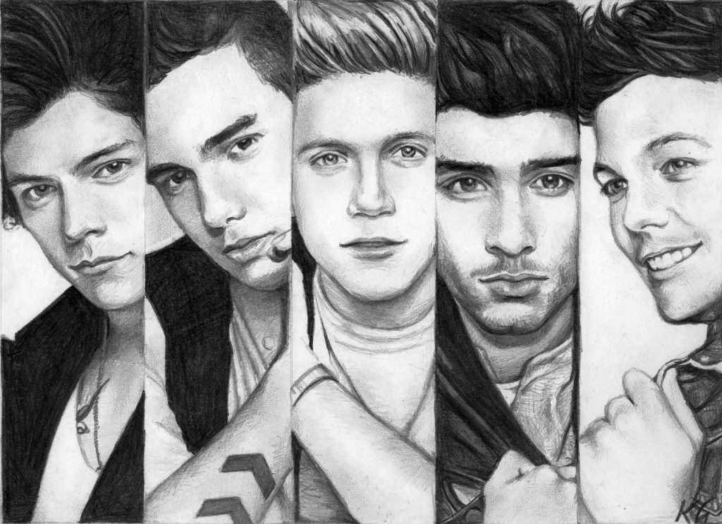 One Direction Photo Drawing