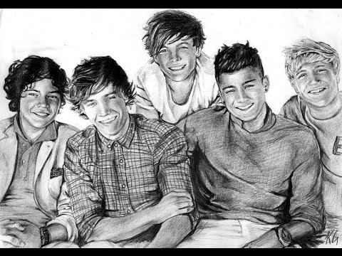 One Direction Picture Drawing