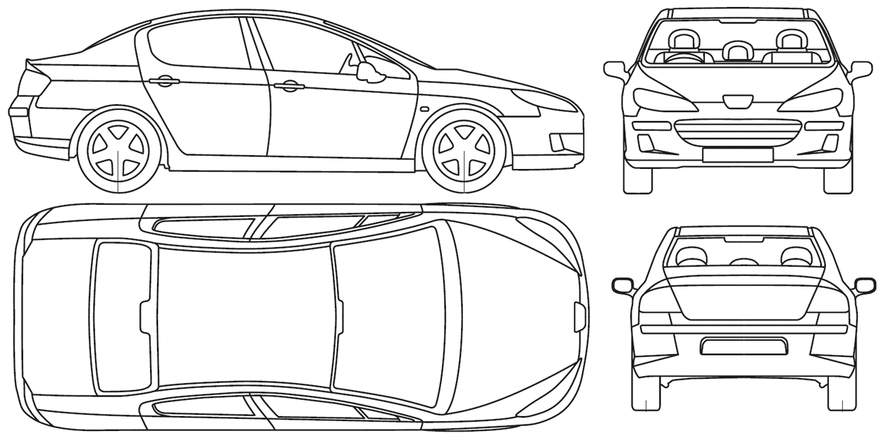 Peugeot Drawing Image