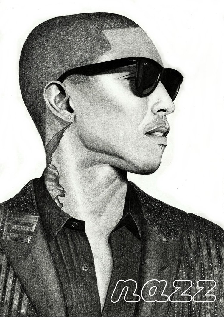 Pharrell Williams Image Drawing