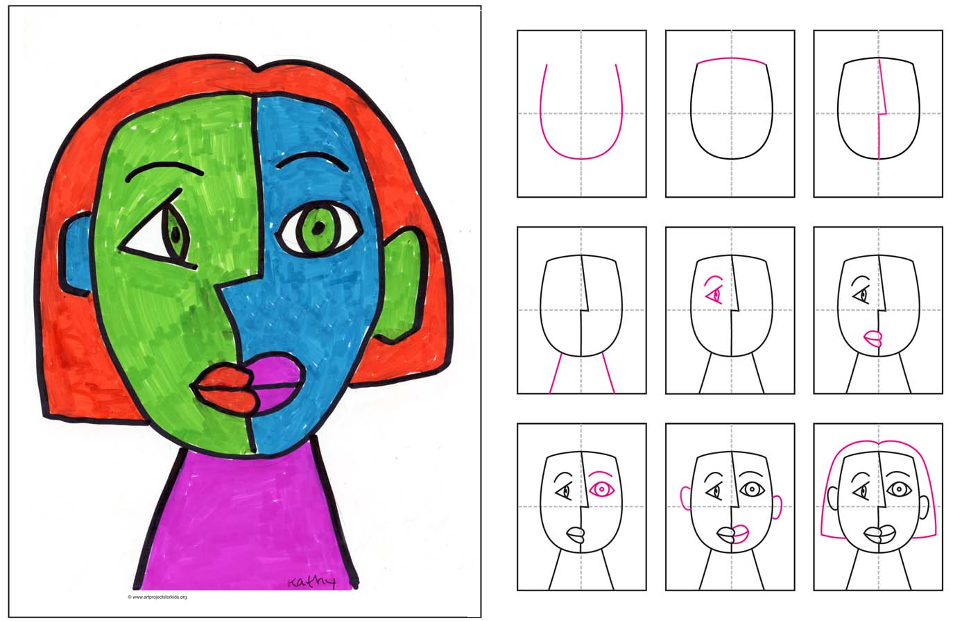 Picasso Faces Sketch