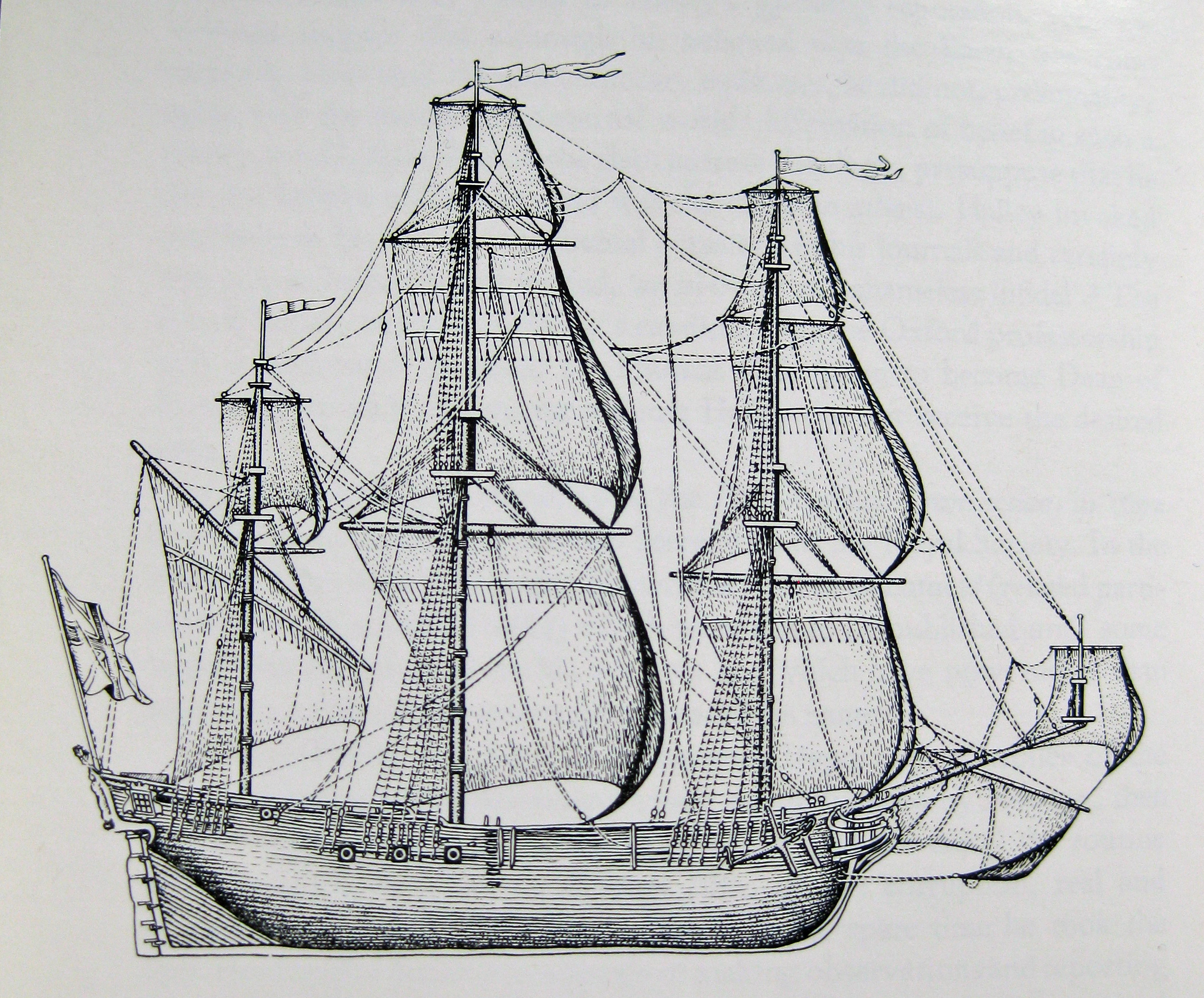 Pirate Boat Amazing Drawing