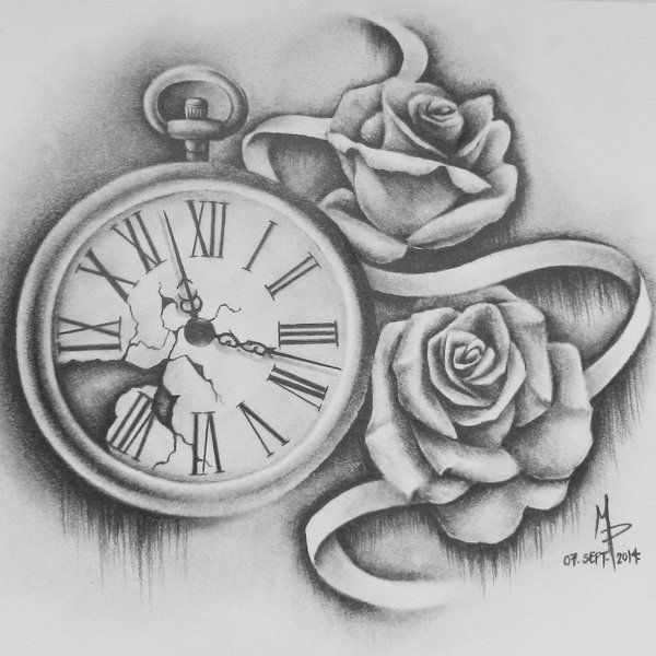 Pocket Watch Drawing