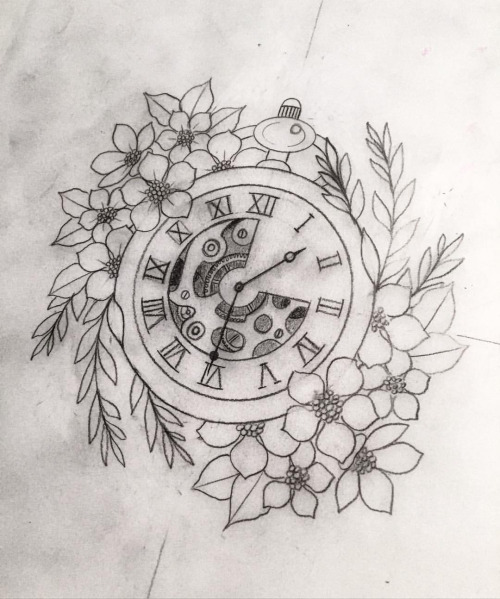 Pocket Watch Pic Drawing