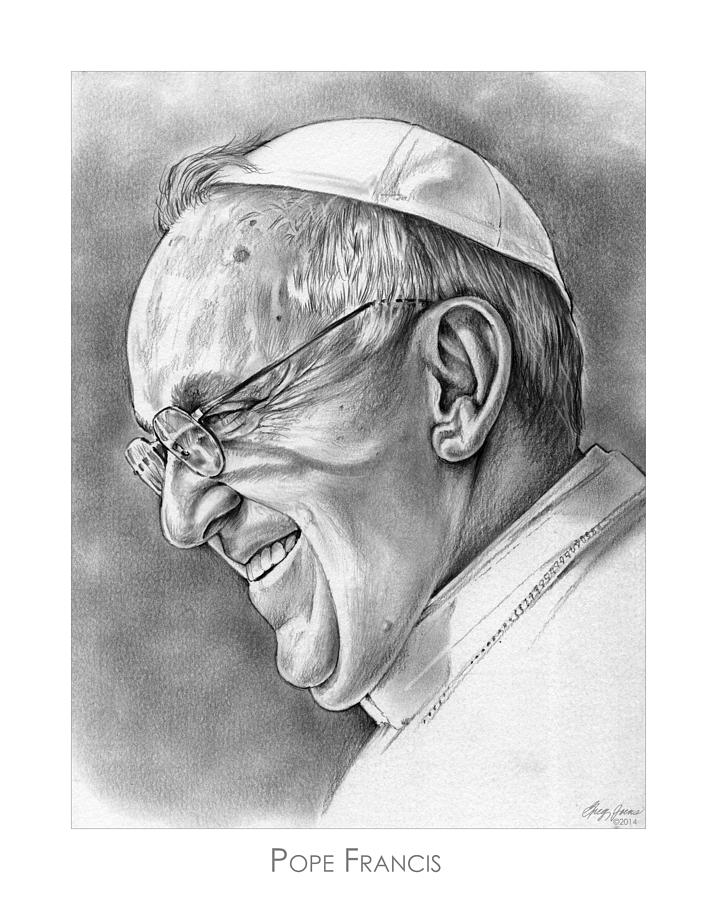 Pope Francis Amazing Drawing