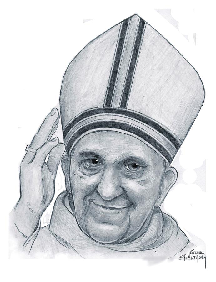 Pope Francis Best Drawing
