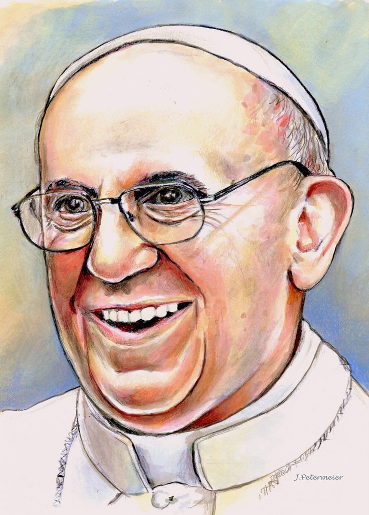 Pope Francis Pic Drawing