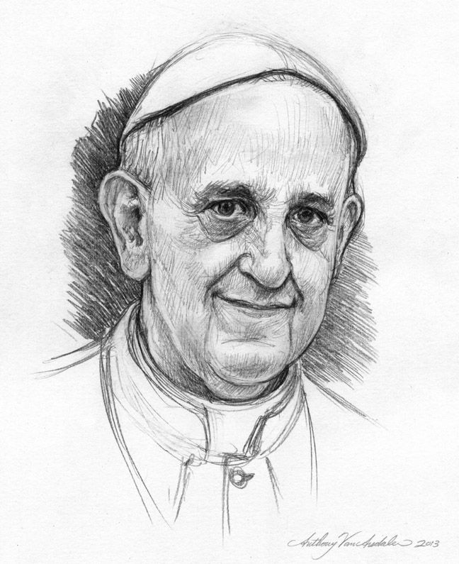 Pope Francis Picture Drawing
